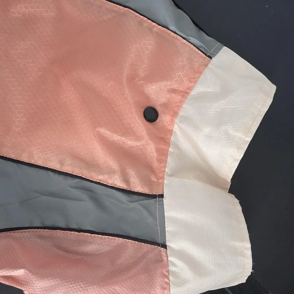 Top Paw Dog 3-in-1 Coat Sweater Pink Gray Jacket Size Large Fleece Lined